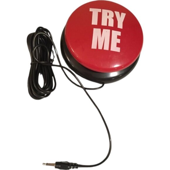 Big Try Me Button Animatronics Lowes Home Depot Spirit Halloween Christmas Prop - Picture 1 of 5